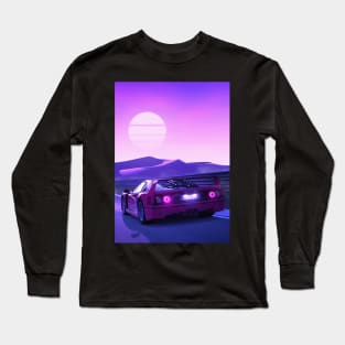 F40 Synthwave Long Sleeve T-Shirt